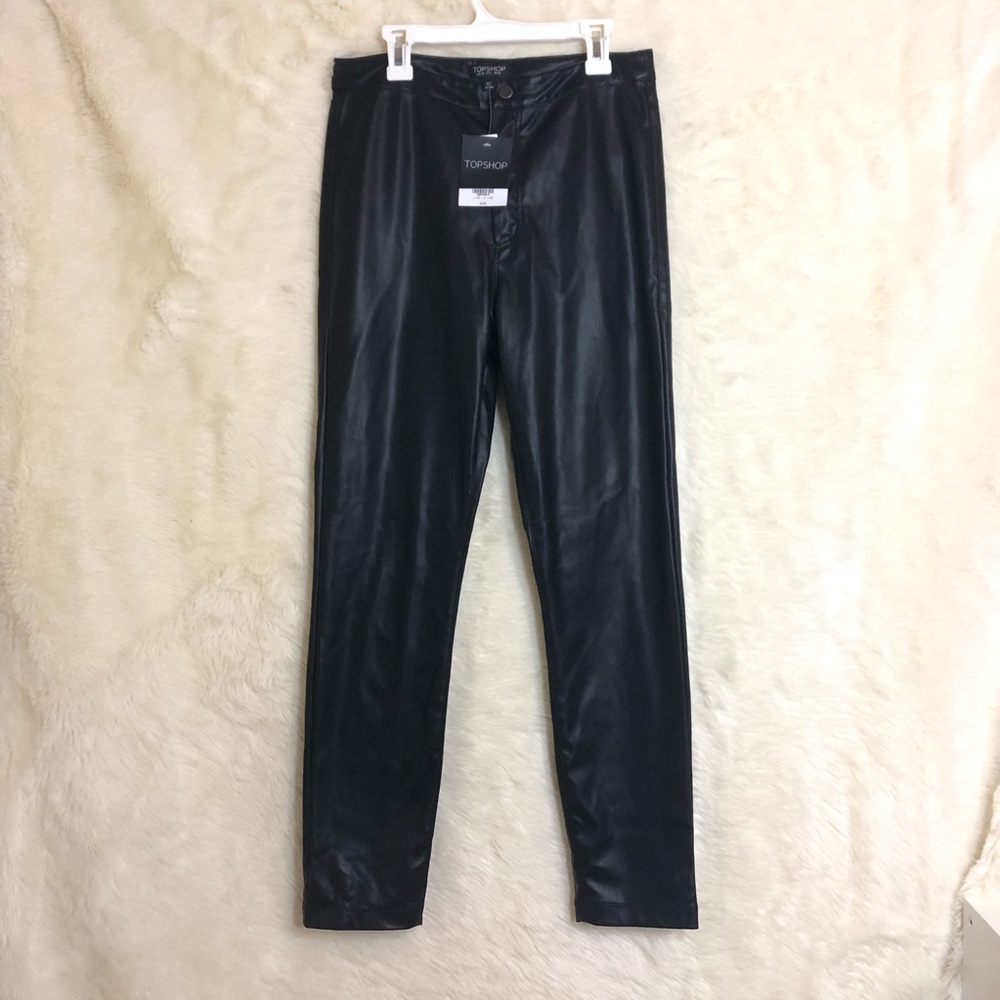 NWT Topshop Faux Leather Pants